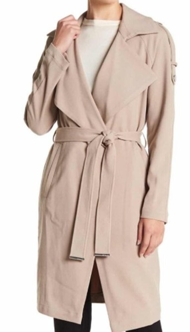 Soia and Kyo Margery Belted Trench Coat Sz. XXS